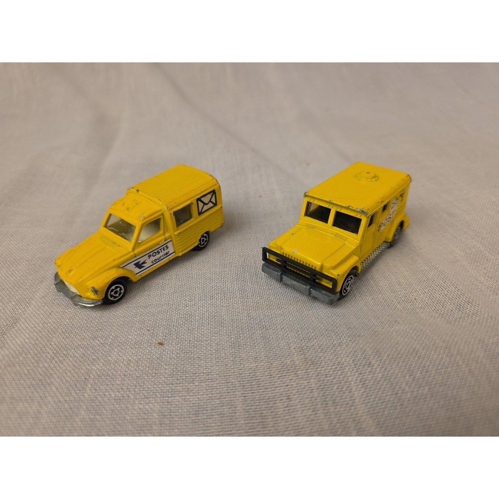 majorette 1/64 diecast cars vintage Post Courrier Cars